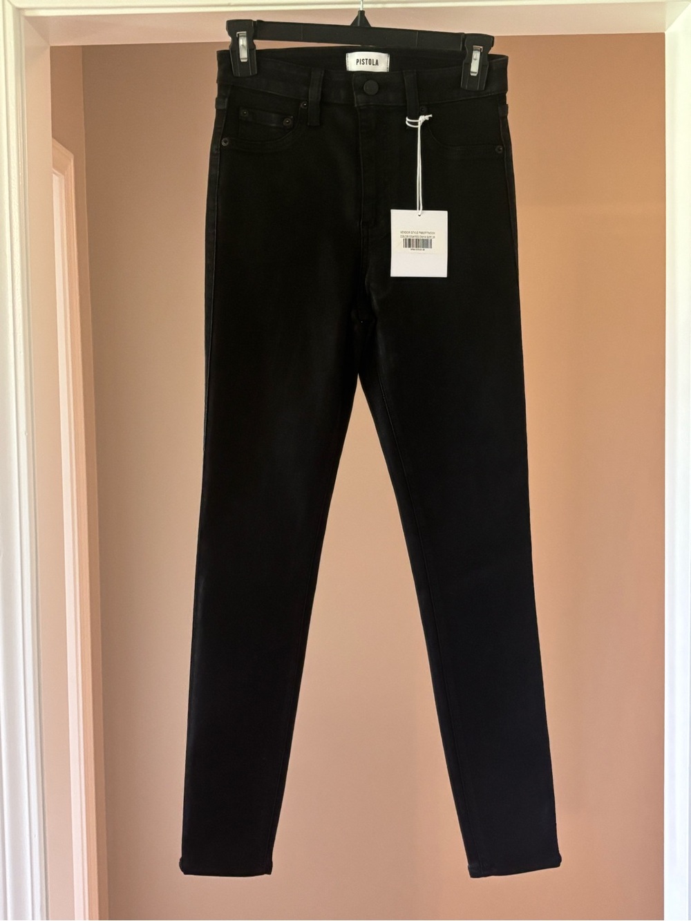 pistola Black Aline High Rise Skinny Jeans